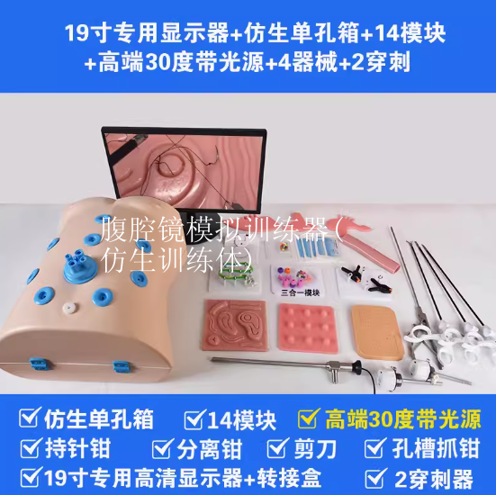 腹腔镜模拟训练器( 仿生训练体)