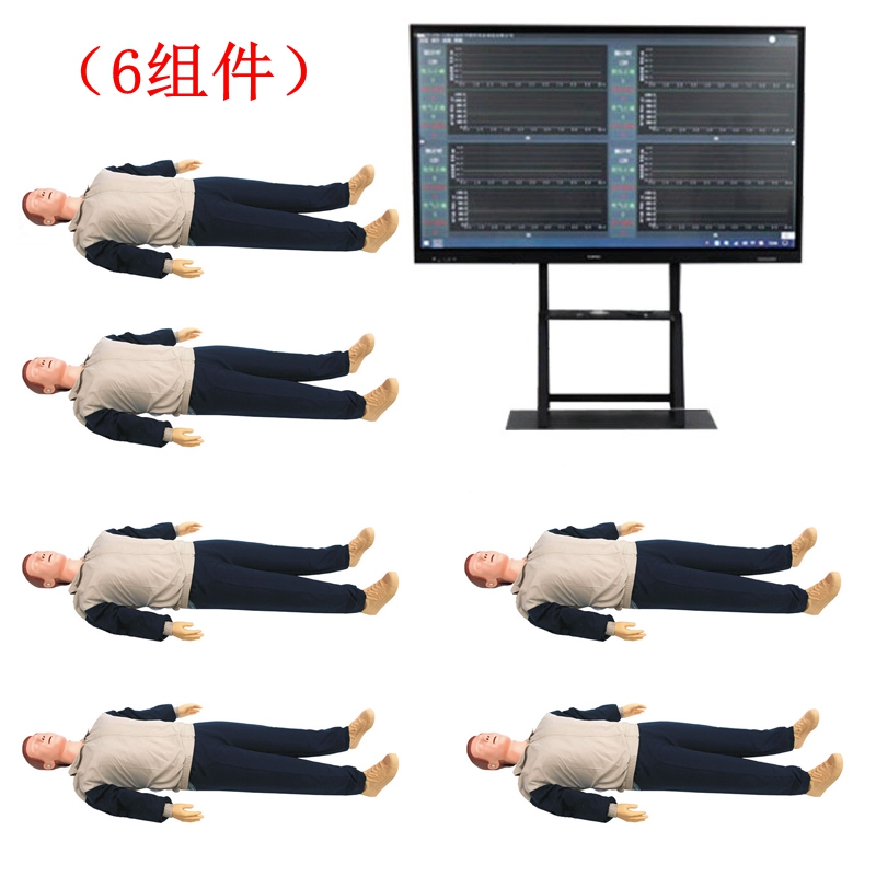 群体化电脑心肺复苏训练及考核系统（6组件）