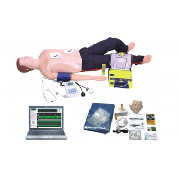 电脑高级功能急救训练模拟人（心肺复苏CPR与血压测量、AED除颤仪等功能）