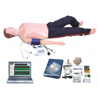 电脑高级功能急救训练模拟人(心肺复苏CPR与血压测量等功能)