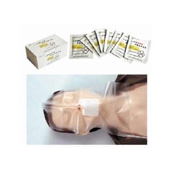 50张/盒一次性CPR训练屏障消毒面膜