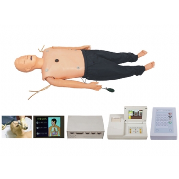 高级多功能急救训练模拟人（心肺复苏CPR、气管插管、除颤起搏四合一功能）